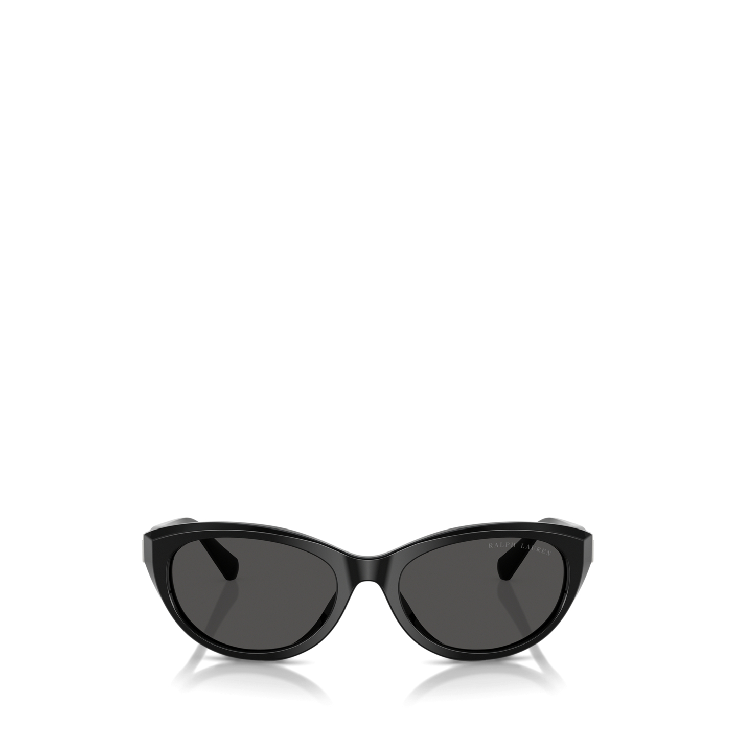 Женские солнцезащитные очки Ralph Lauren RL Oval Sunglasses, цвет: Чёрный — фото 1