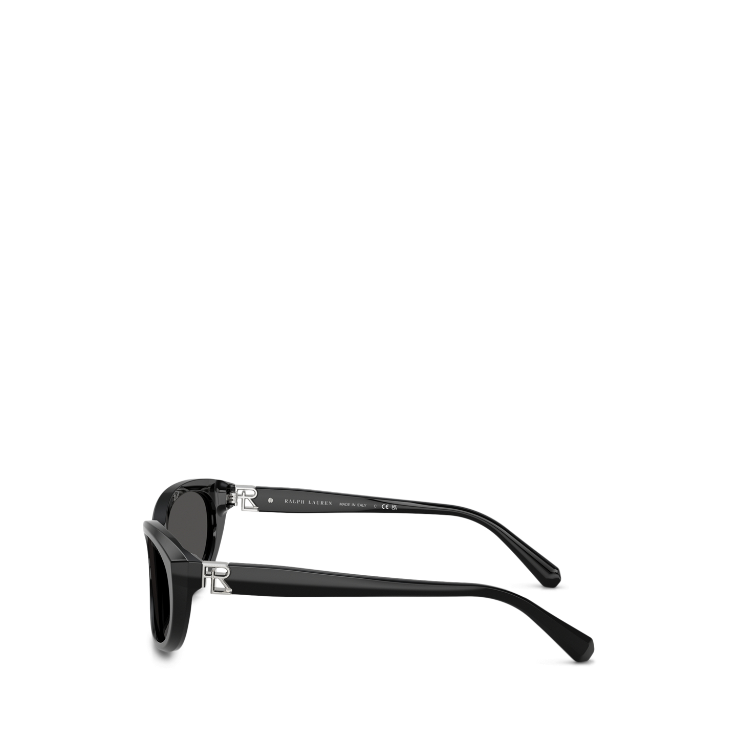 Женские солнцезащитные очки Ralph Lauren RL Oval Sunglasses, цвет: Чёрный — фото 2