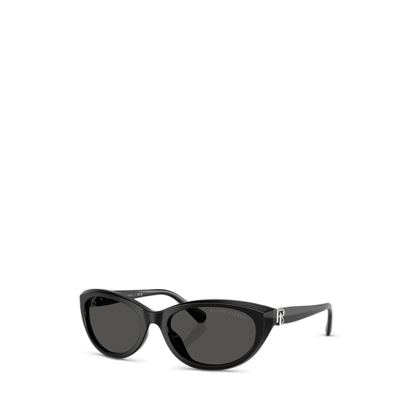 Black RL Oval Sunglasses Ralph Lauren 1