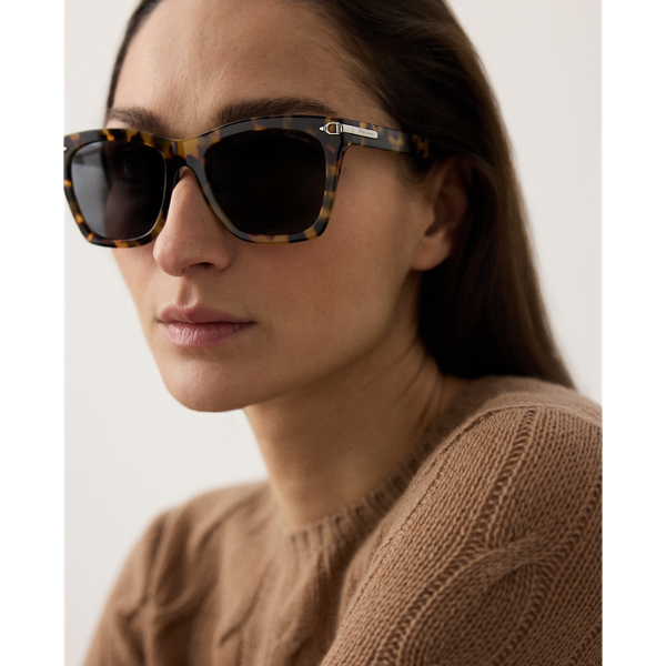 Spotty Havana Stirrup Ricky Sunglasses Ralph Lauren 4