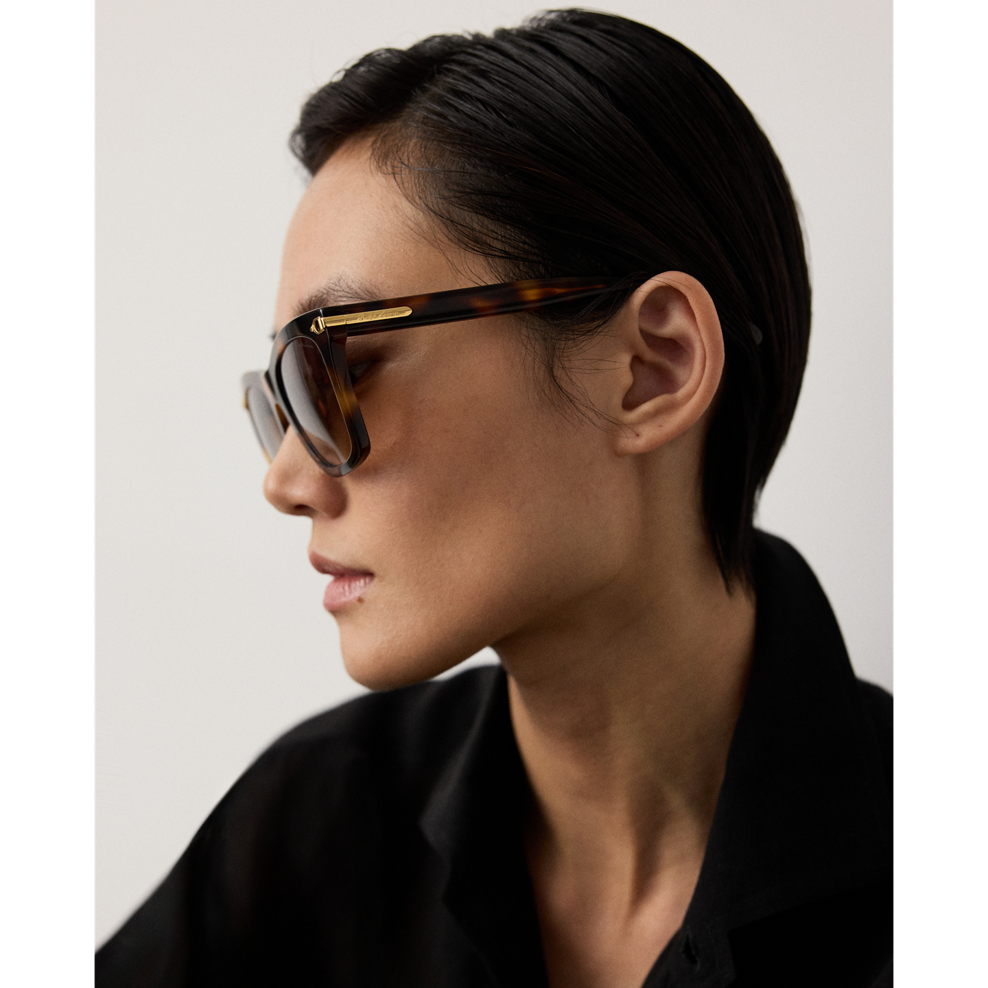 Женские солнцезащитные очки Ralph Lauren Stirrup Ricky Sunglasses, цвет: Гавана — фото 4