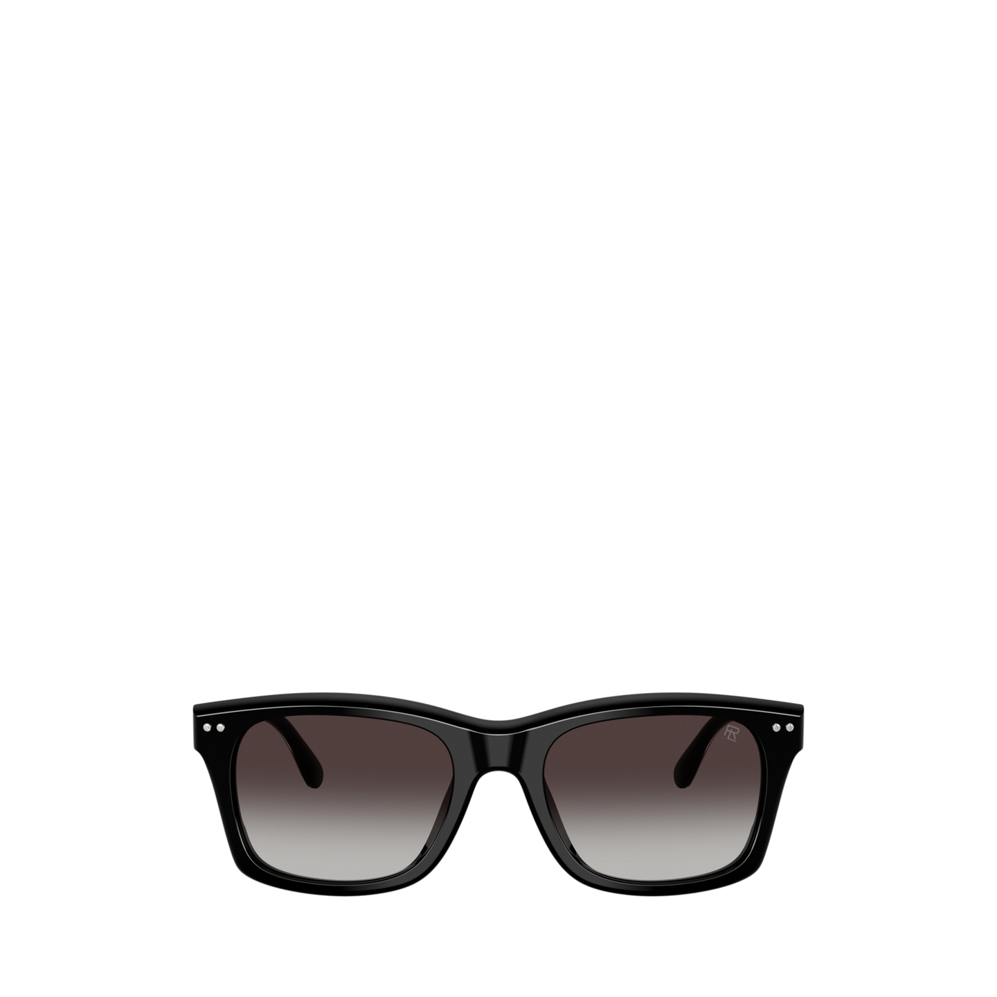 Женские солнцезащитные очки Ralph Lauren Automotive Square Sunglasses, цвет: Блестящий чёрный — фото 1