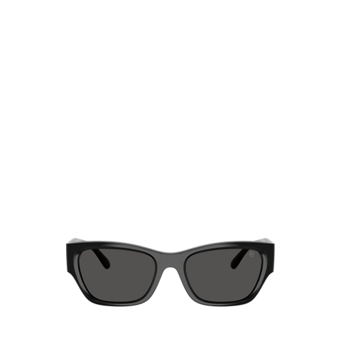 Женские солнцезащитные очки Ralph Lauren RL Pillow Sunglasses, цвет: Чёрный