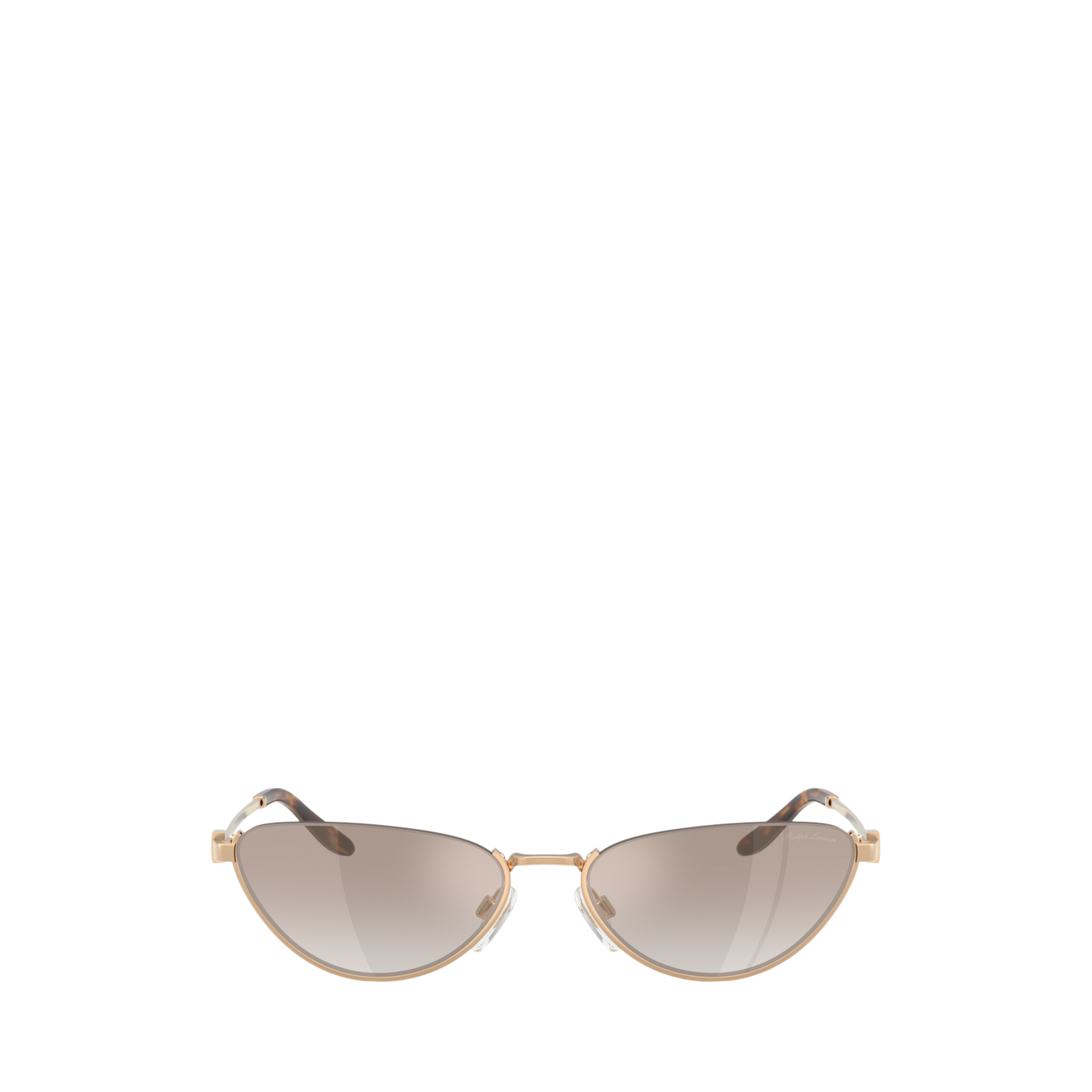 Женские солнцезащитные очки Ralph Lauren Stirrup Cat-Eye Sunglasses, цвет: Блестящий состаренный золотой — фото 1