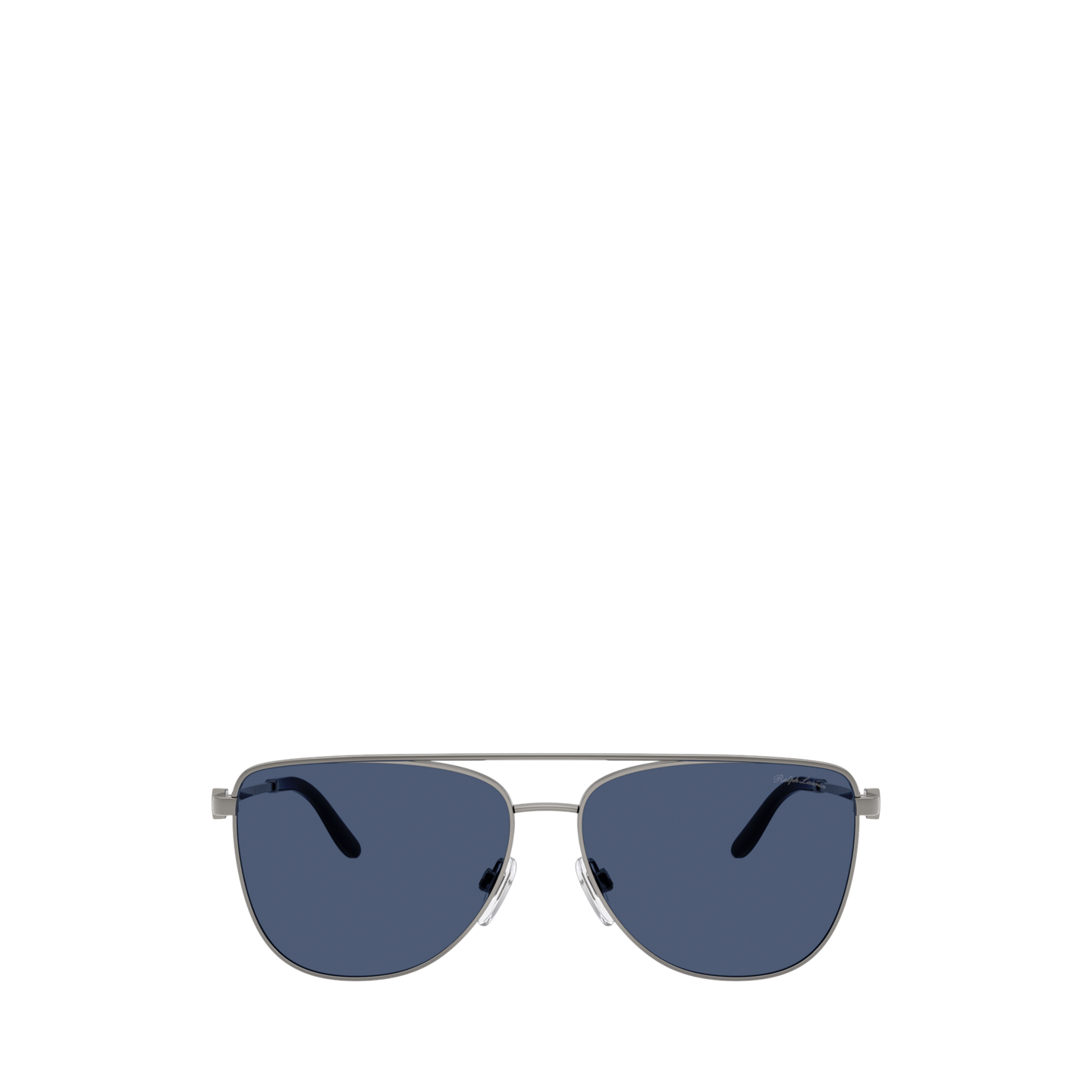 Женские солнцезащитные очки Ralph Lauren Stirrup Pilot Sunglasses, цвет: Блестящий графитовый — фото 1