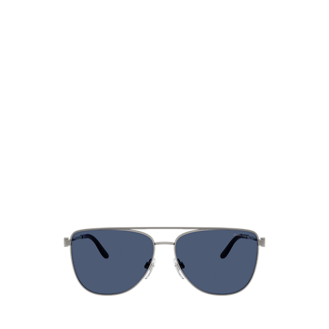 Женские солнцезащитные очки Ralph Lauren Stirrup Pilot Sunglasses, цвет: Блестящий графитовый