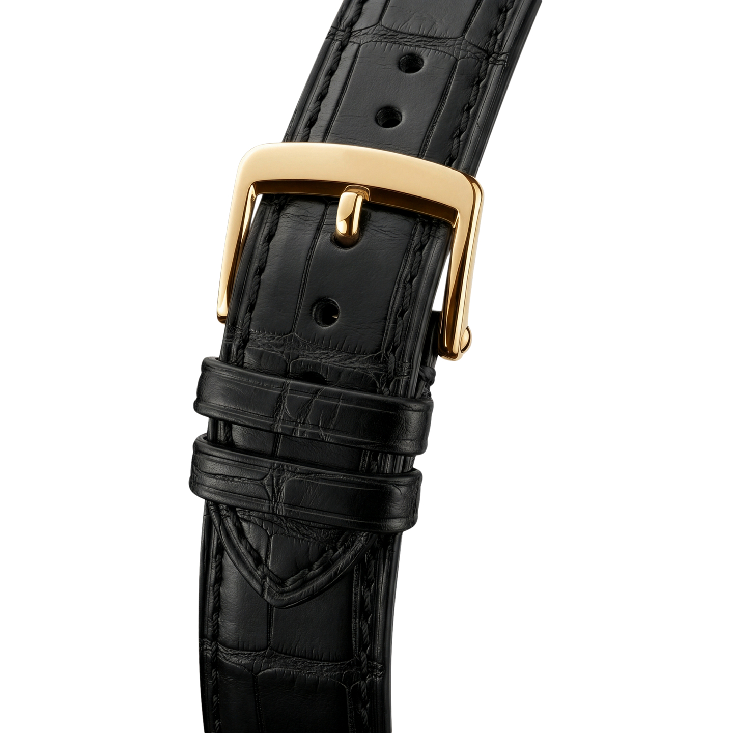 Мужские часы Ralph Lauren 40 MM Vintage 67 18K Yellow Gold, цвет: Чёрный / Золотой — фото 3