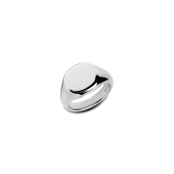 Grey Sterling Silver Square Signet Ring The Heritage Collection 2