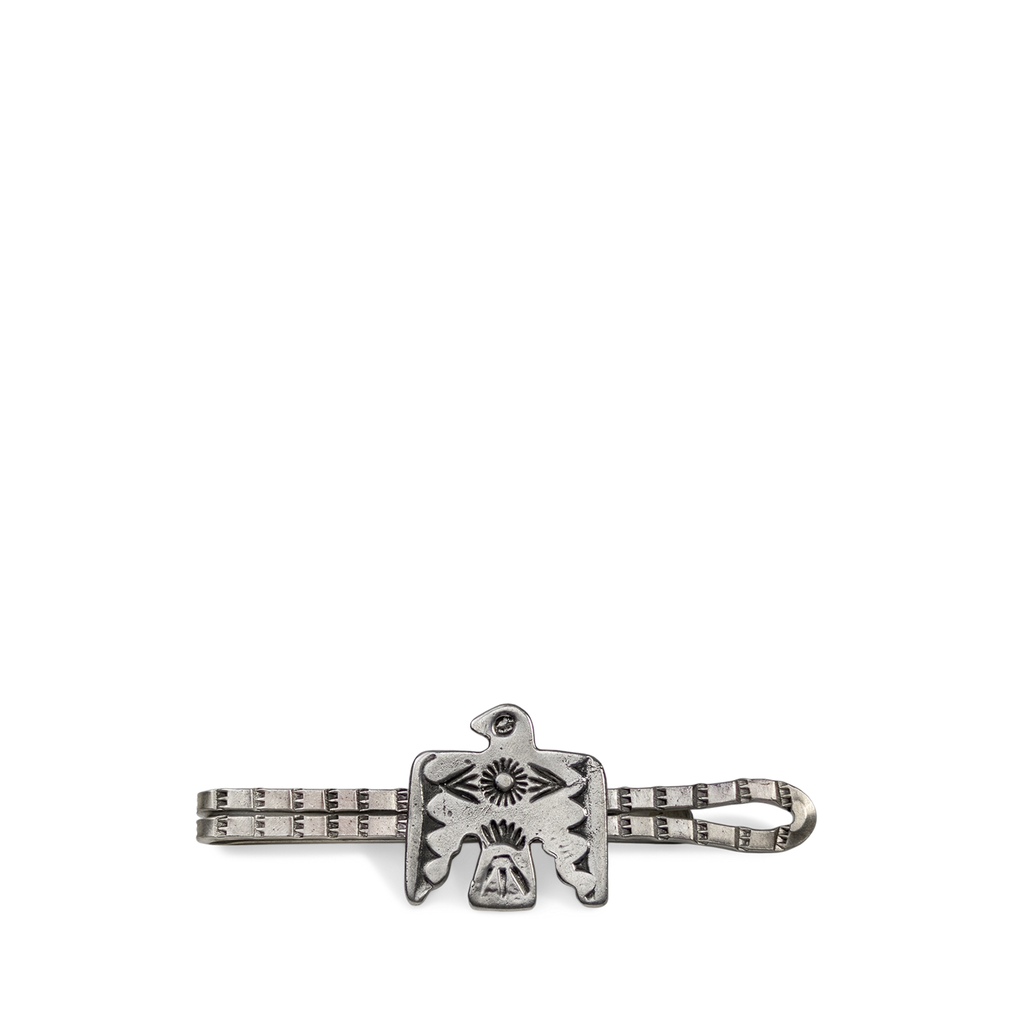 Зажимы для галстука Ralph Lauren RL x Neil Zarama Thunderbird Tie Bar, цвет: Серебряный — фото 1
