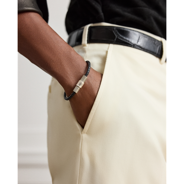 Calfskin & Sterling Silver Bracelet