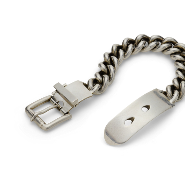 Sterling Silver Belt Buckle Bracelet