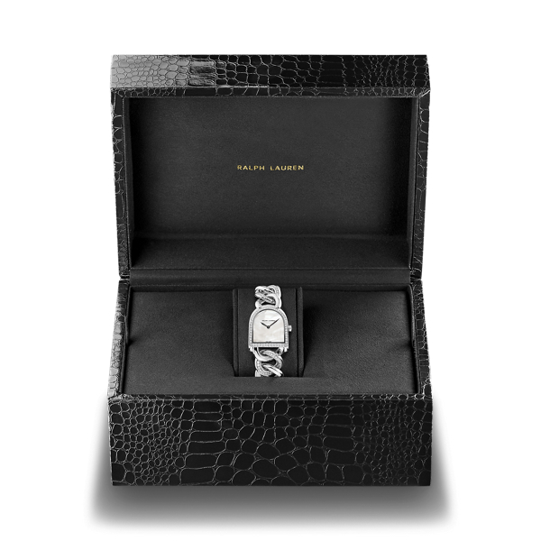 Mother Of Pearl Pearl Dial Petite-Link Steel Diamond The Stirrup Collection 3