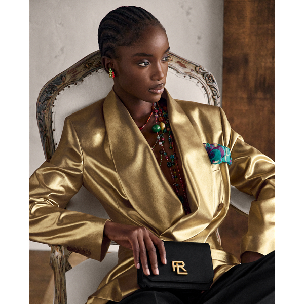 Gold / Green Gold-Finished Crystal Clip-On Ear Cuff Ralph Lauren Collection 3