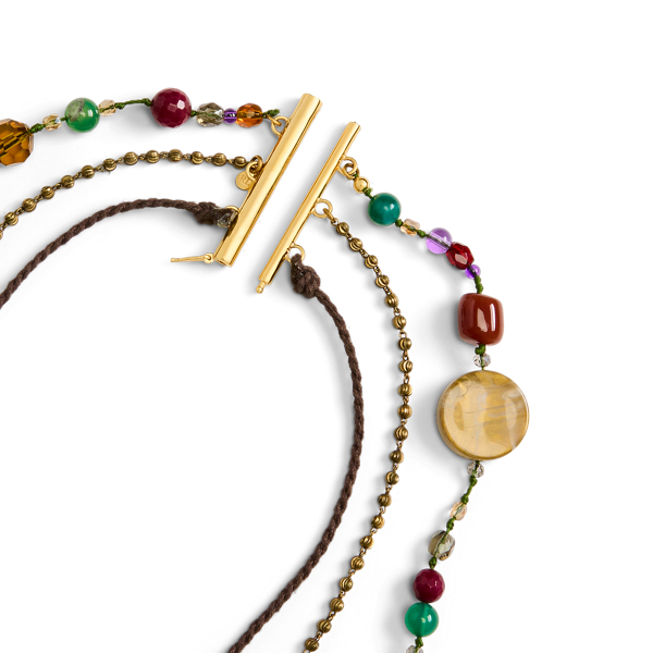 Collier de perles Ralph Lauren Collection en Yellow/Brown 2