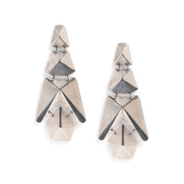 Geometric Antiqued Earrings