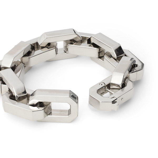 Bracciale rigido in tonalit&agrave; argento Ralph Lauren Collection in Grigio 2