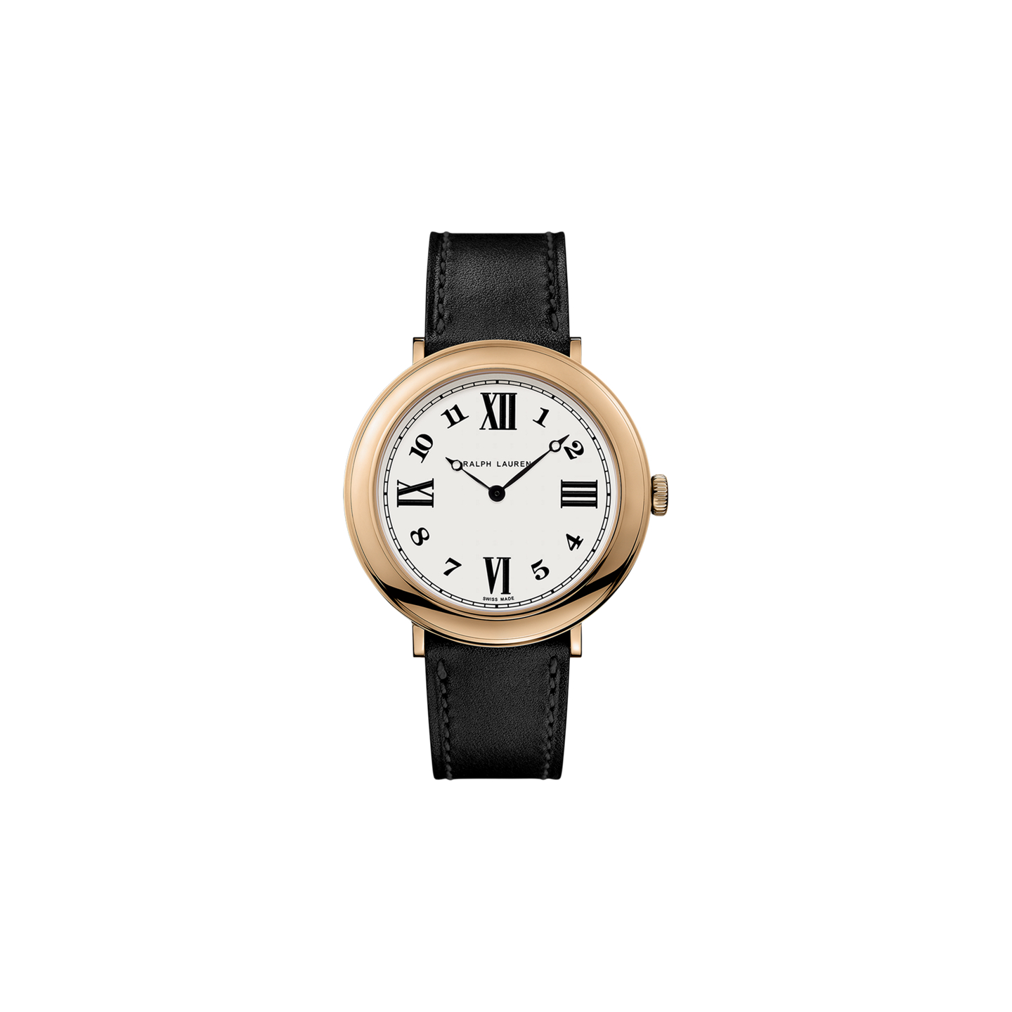 Женские часы Ralph Lauren 32 MM Rose Gold Watch, цвет: Белый — фото 1