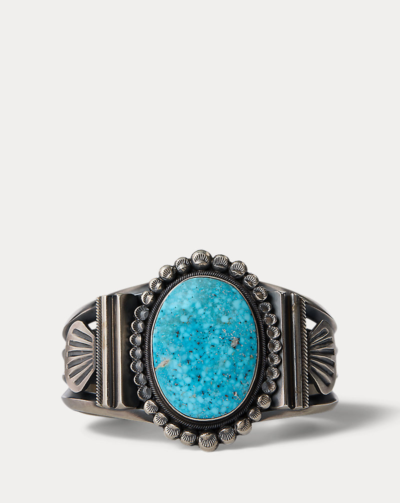 Noteworthy San Felipe Old Kingman Turquoise Sterling Silver Ring Noteworthy San Felipe Old Kingman Turquoise Sterling Silver Ring