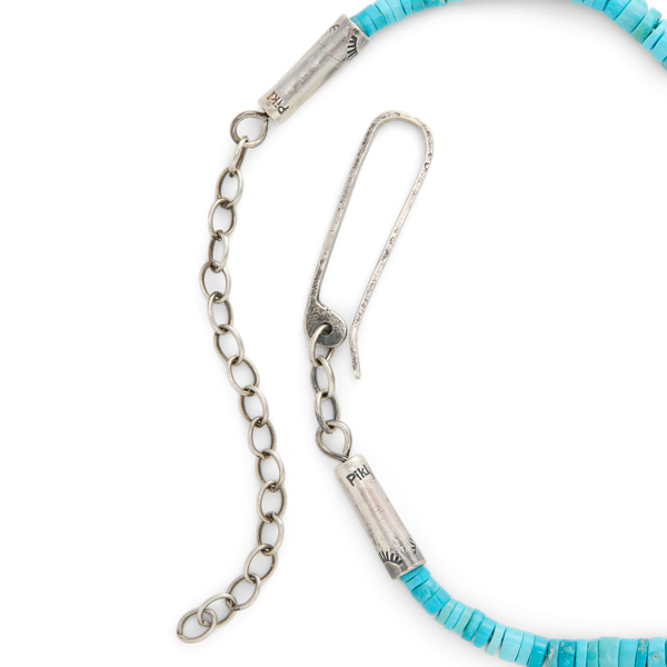 Silver Piki Wadsworth Turquoise Necklace Polo Ralph Lauren 3