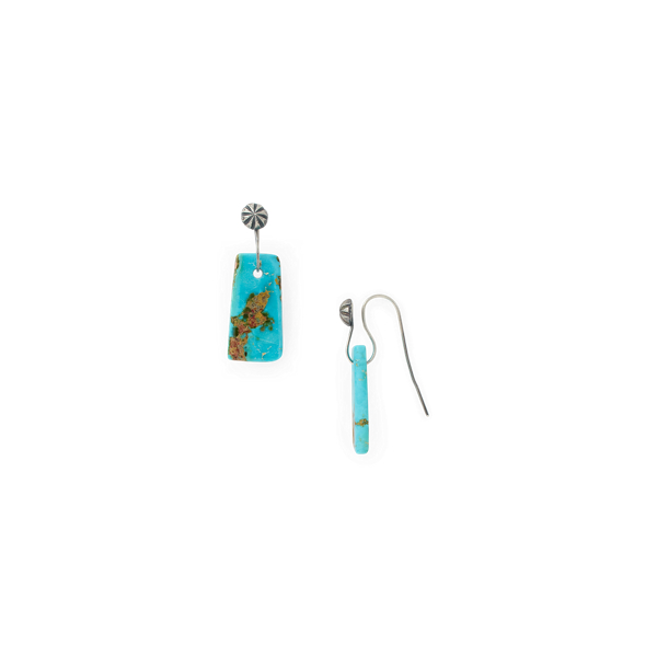 Silver Piki Wadsworth Medium Turquoise Earrings Polo Ralph Lauren 2