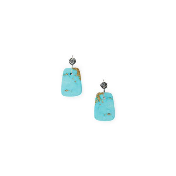 Piki Wadsworth Large Turquoise Earrings