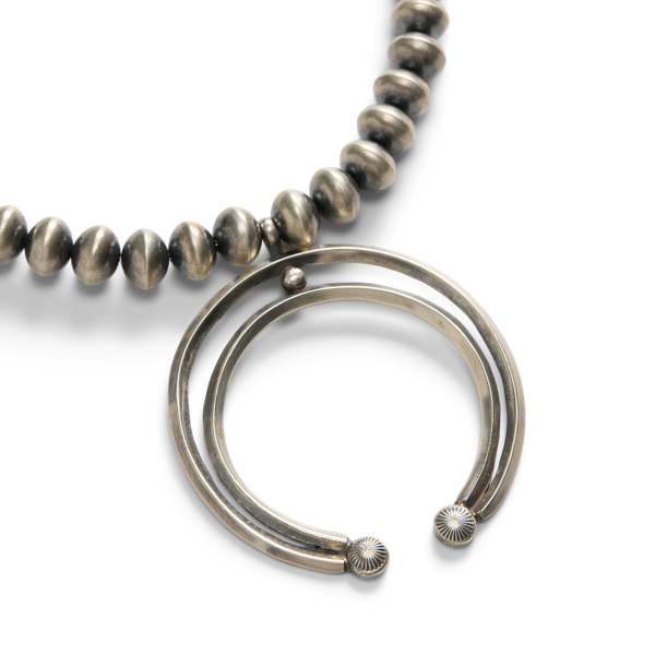 Silver Leon & Val Martinez Large Naja Necklace Polo Ralph Lauren 3
