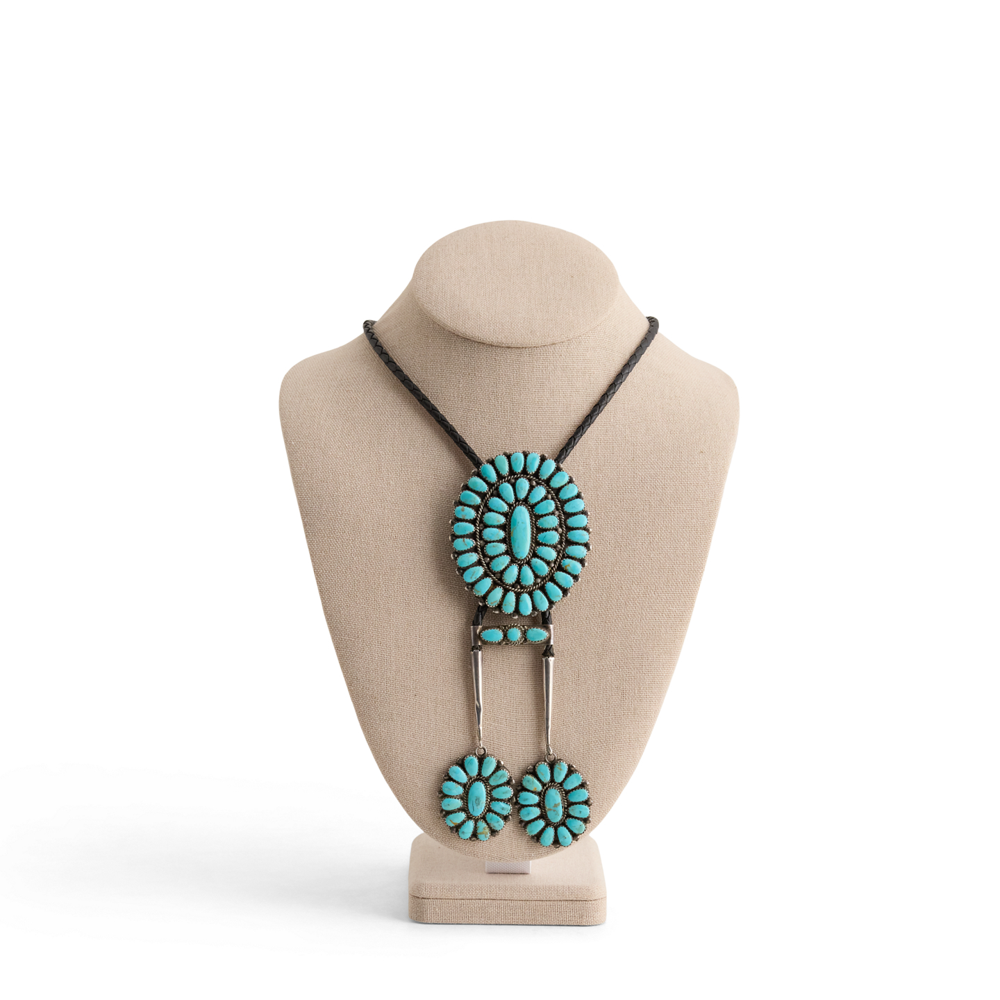 Мужской галстук Ralph Lauren Vintage Native American Bolo Tie, цвет: Серебряный — фото 4