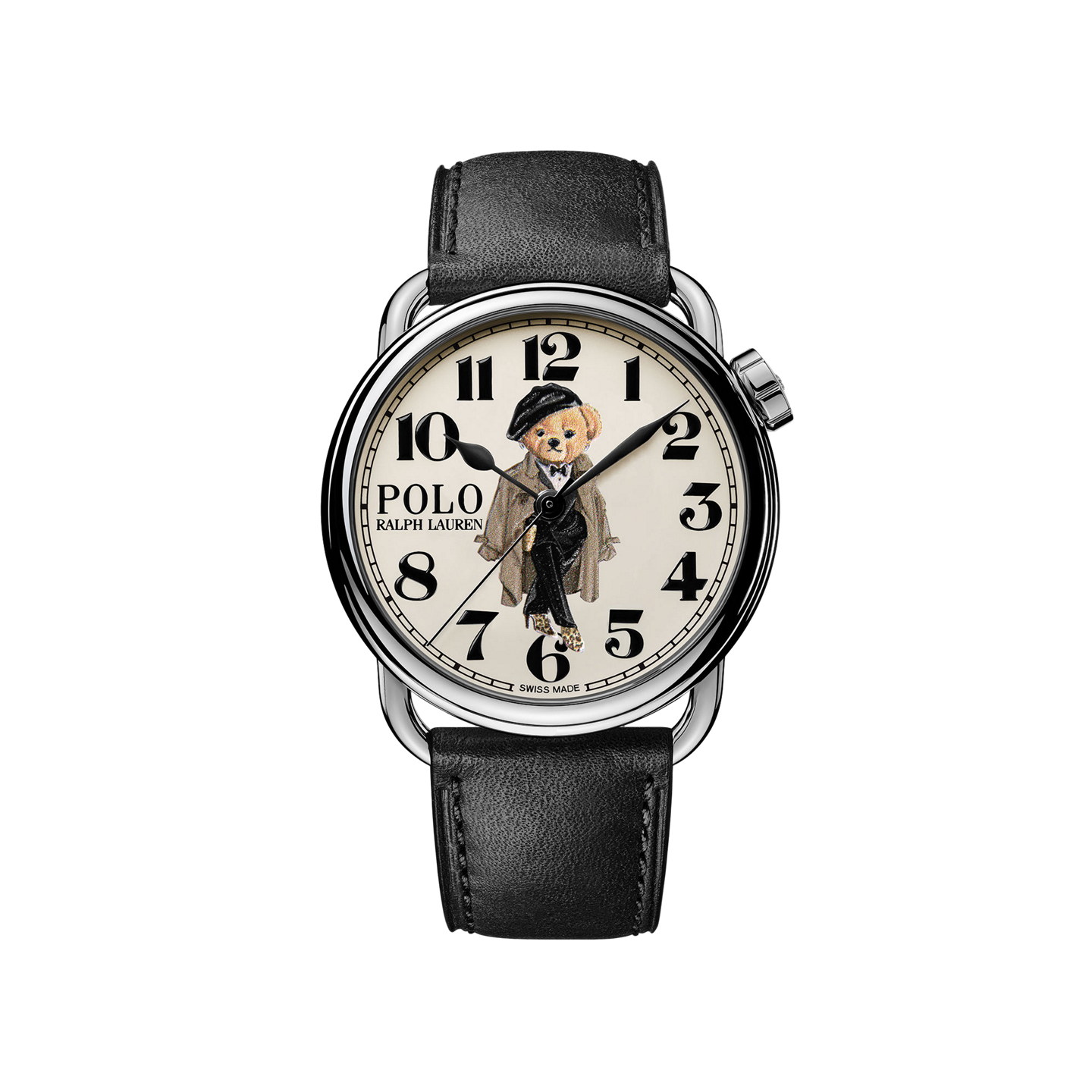 Женские часы Ralph Lauren 38 MM Ricky Trench Coat Polo Bear Watch, цвет: Белый — фото 5