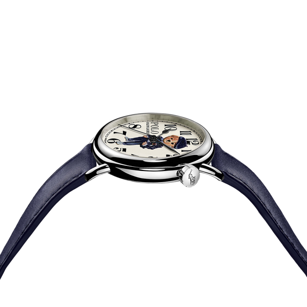 38 MM Ricky Pinstripes Polo Bear Watch