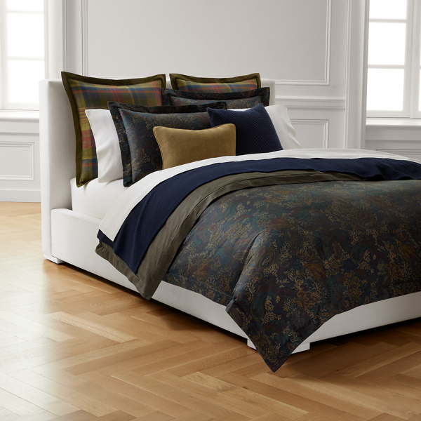 True Blue Multi Henry Comforter Set Lauren Home 5