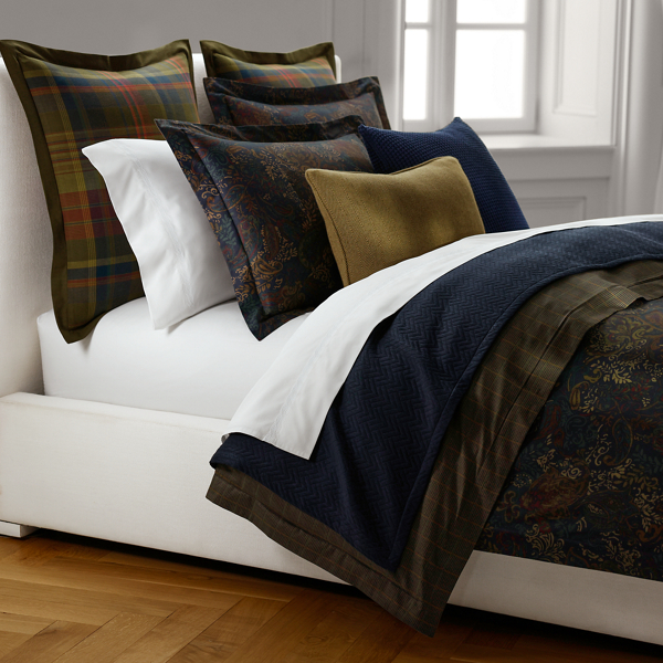 True Blue Multi Henry Comforter Set Lauren Home 6
