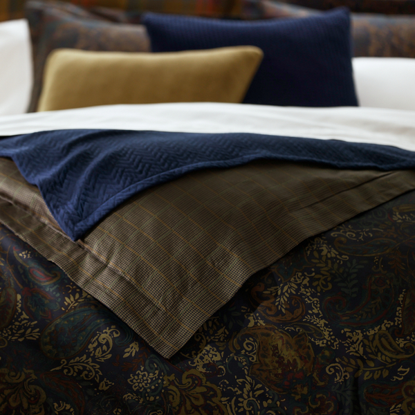 True Blue Multi Henry Comforter Set Lauren Home 3