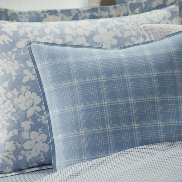 Blue Maisie Throw Pillow Lauren Home 2