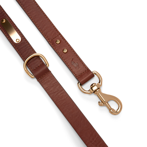 Laisse pour chien en cuir Polo Ralph Lauren Home en Sable vintage 2