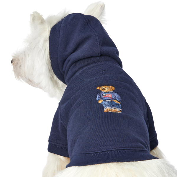 Polo Bear Fleece Dog Hoodie Ralph Lauren BE