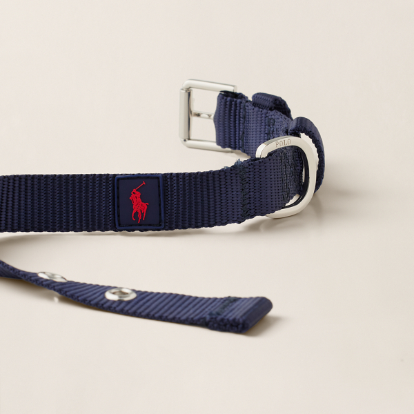 Navy/Red Nylon Dog Collar Polo Ralph Lauren Home 2