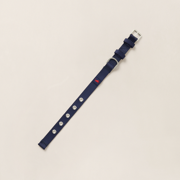 Navy/Red Nylon Dog Collar Polo Ralph Lauren Home 3