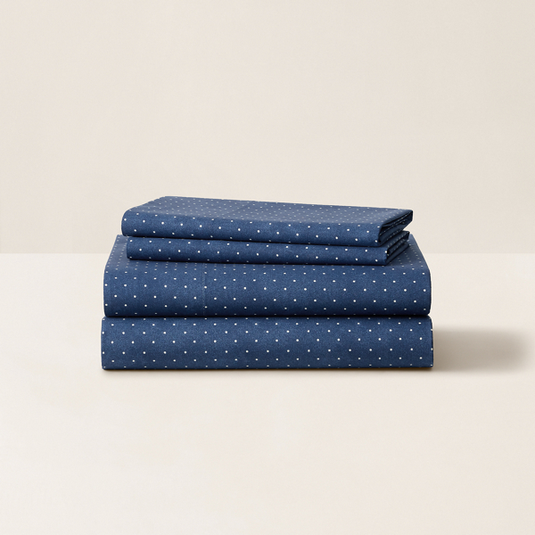 Blue Somerville Sheet Set Polo Ralph Lauren Home 1