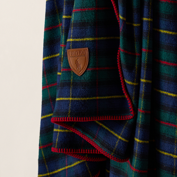 Polo Plaid Throw Blanket
