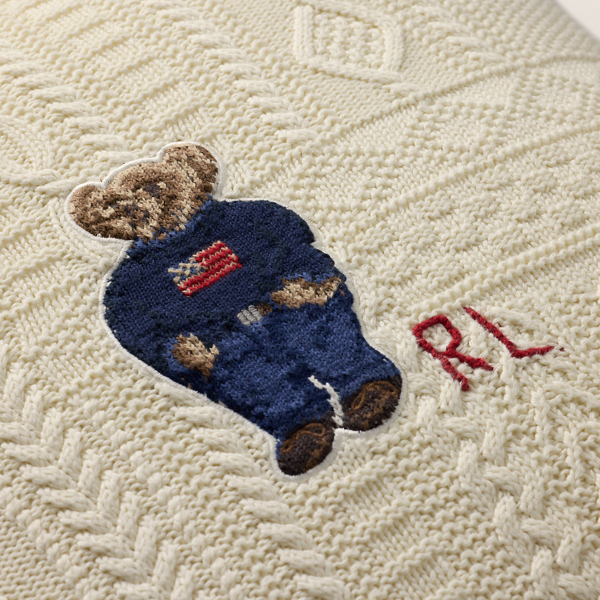 Polo Ralph Lauren Home 베이브룩 스로우 필로우 크림 멀티 2