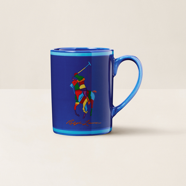 Mug Big Pony en color-block