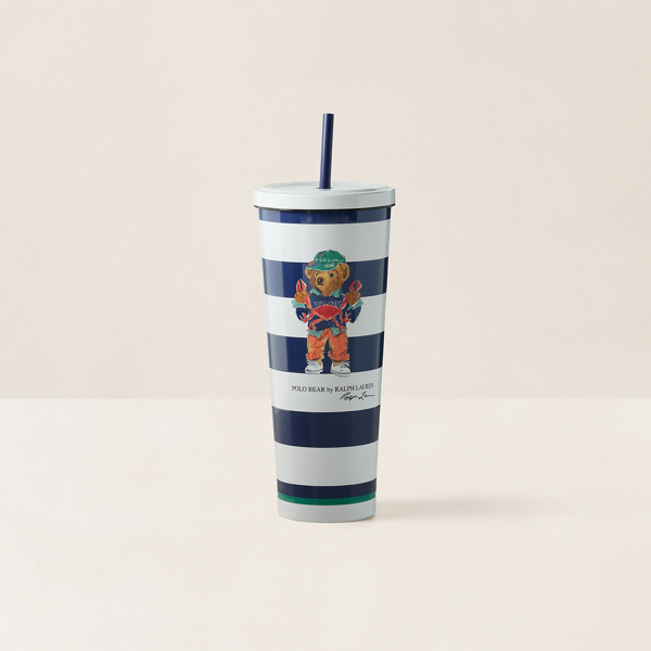 Polo Bear Iced Beverage Cup & Straw