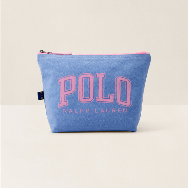 【使い勝手抜群♪】ポロラルフローレン コスメポーチ ポロ ラルフローレン POLO RALPH LAUREN ポニー ロゴ刺繍 ポーチ