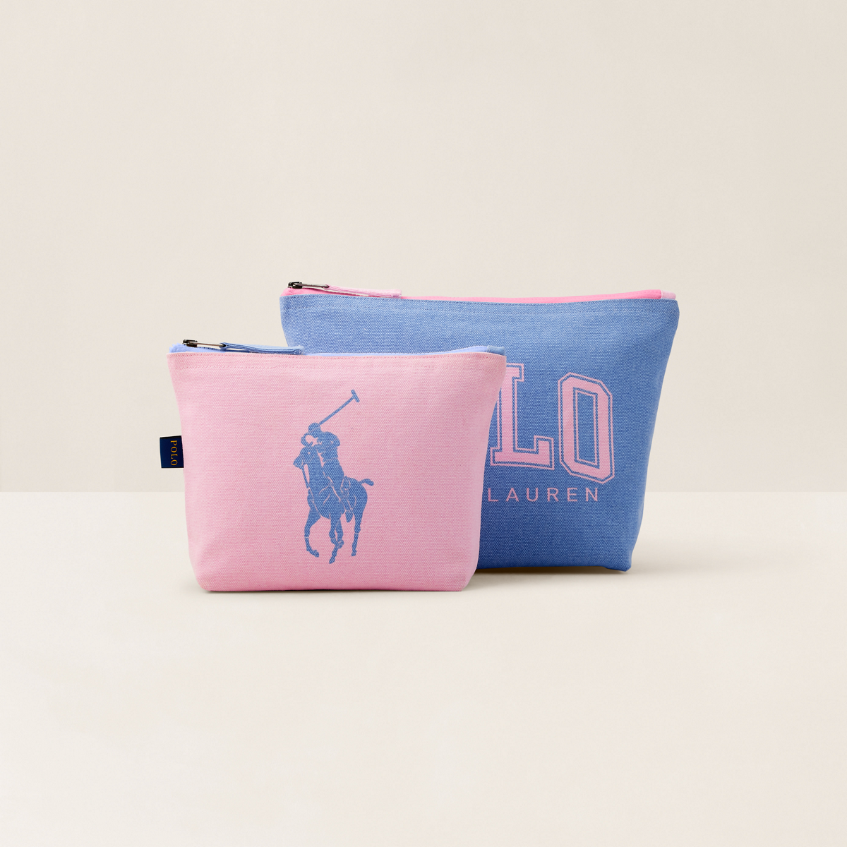 POLOラルフローレンクッション 2個セット/ピンクライトブルー＋ビスカウト羊羹 s7-AI613962860002_lifestyle?