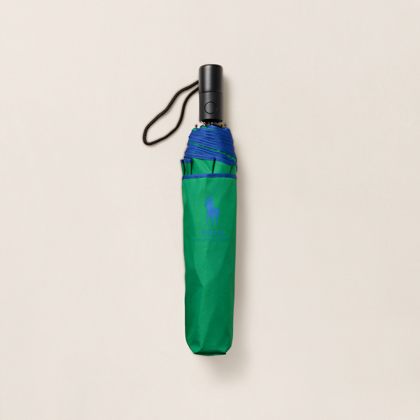 Blue/Green Polo Icon Collapsible Umbrella Polo Ralph Lauren Home 3