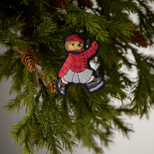 Skating Polo Bear Ornament