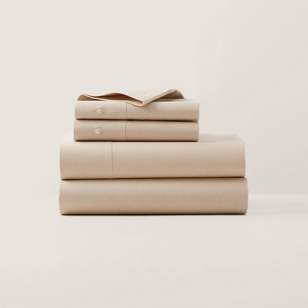 Ralph Lauren Home Organic Cotton Oxford Solid Sheeting 1