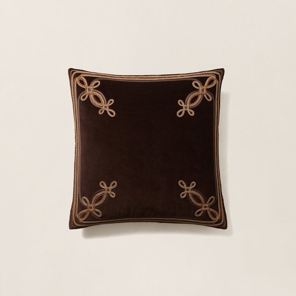 Brown Caldwel Throw Pillow Ralph Lauren Home 1