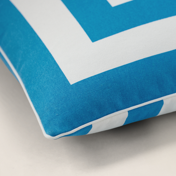True Turquoise/White Holton Throw Pillow Ralph Lauren Home 2