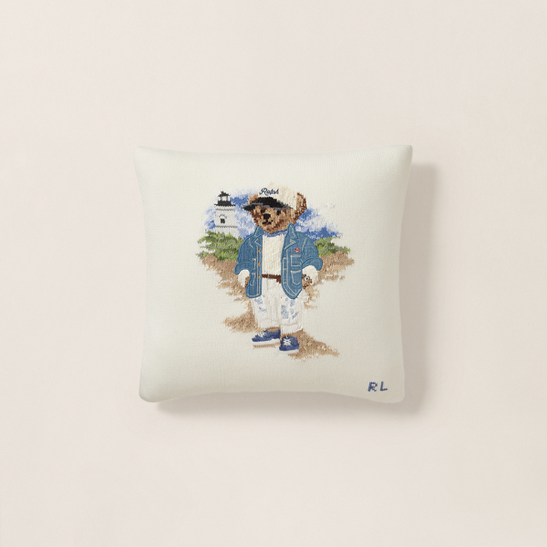 バイ ザ シー Polo ベア スロー ピロー | ラルフ ローレン公式